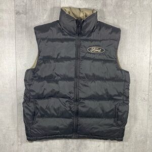 Black Ford Puffer Vest
